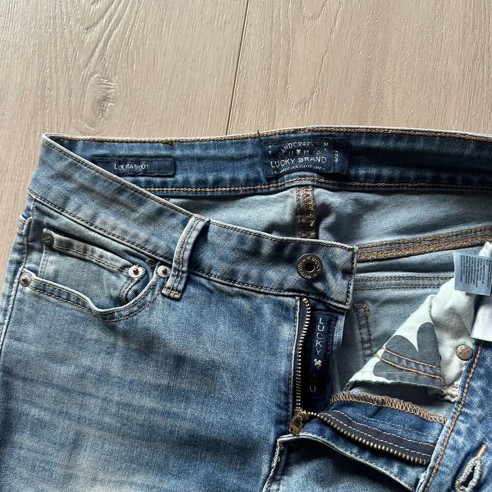 Lucky Brand Lolita Boot Mid Rise Bootcut Jeans 4/27 - Picture 2 of 7